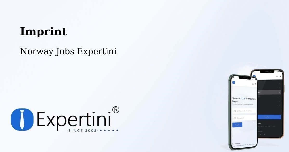 Imprint – Molde - Norway Jobs Expertini